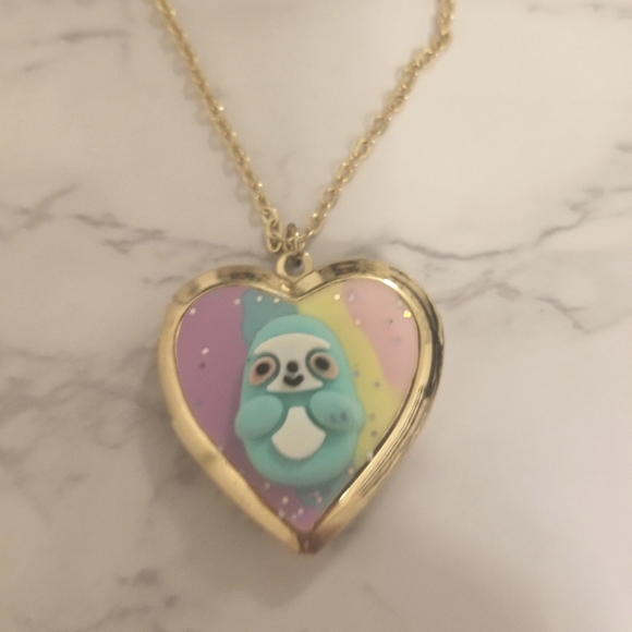 Justice Necklace NWOT!! 💗 - Picture 3 of 4